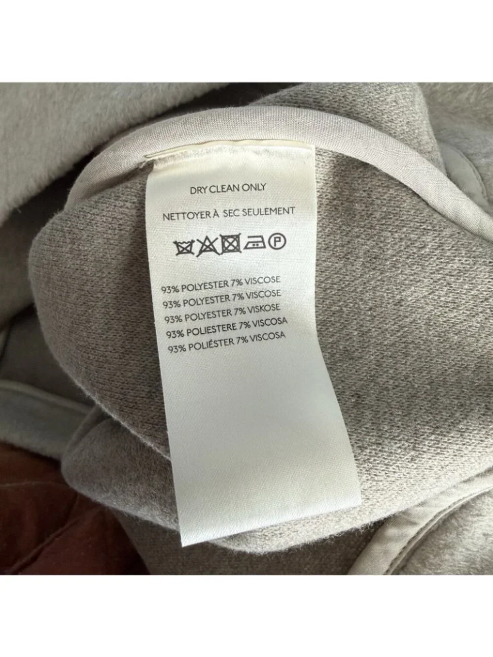 Free People We The Free Sally Chore Jacket Size S Beige/Gray